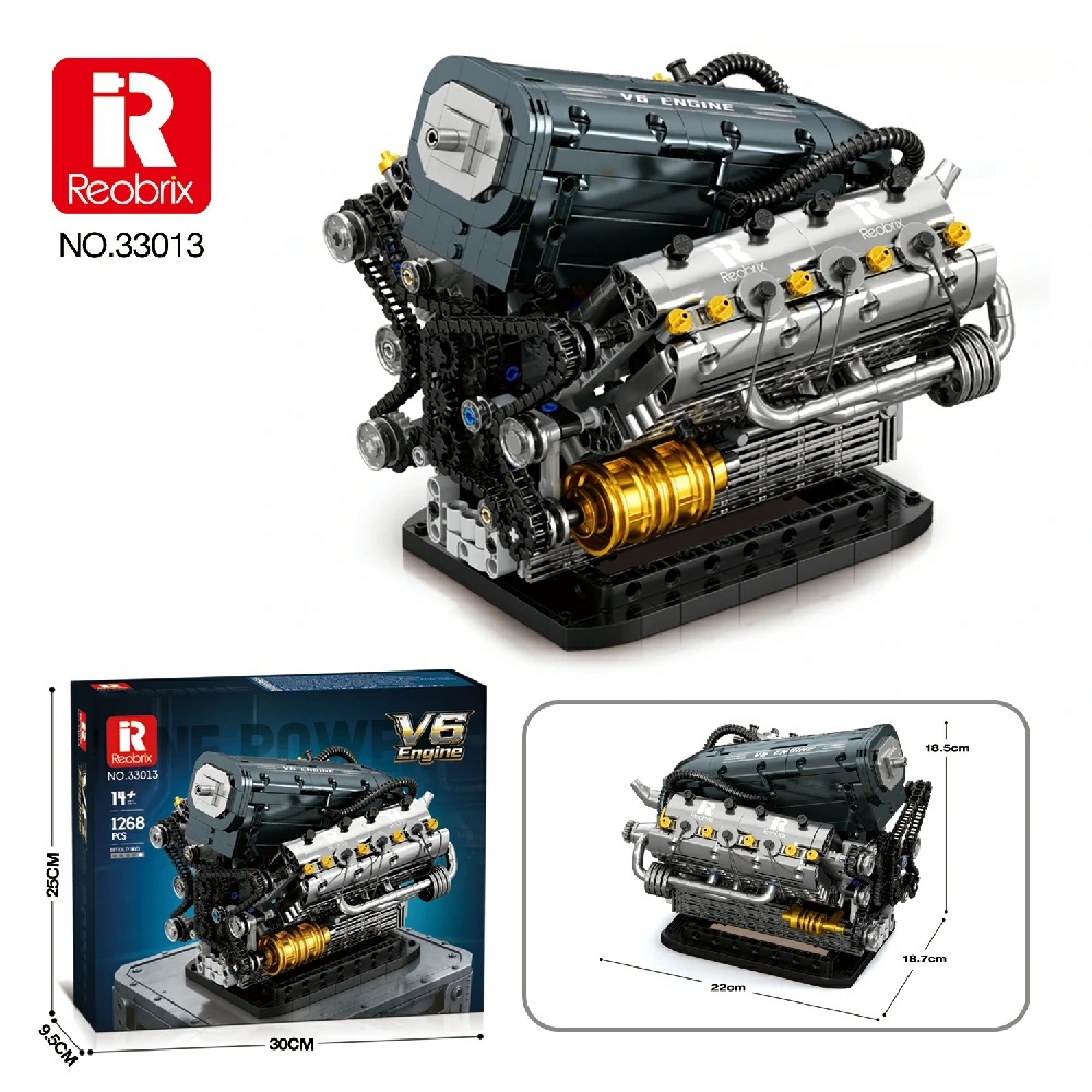 Конструктор V-образный двигатель Reobrix 33013