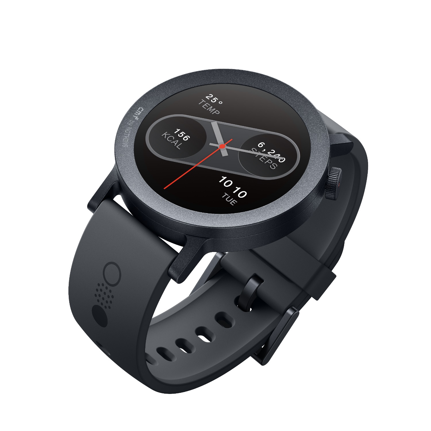 Умные часы CMF Watch Pro 2 (черный силиконовый ремешок)