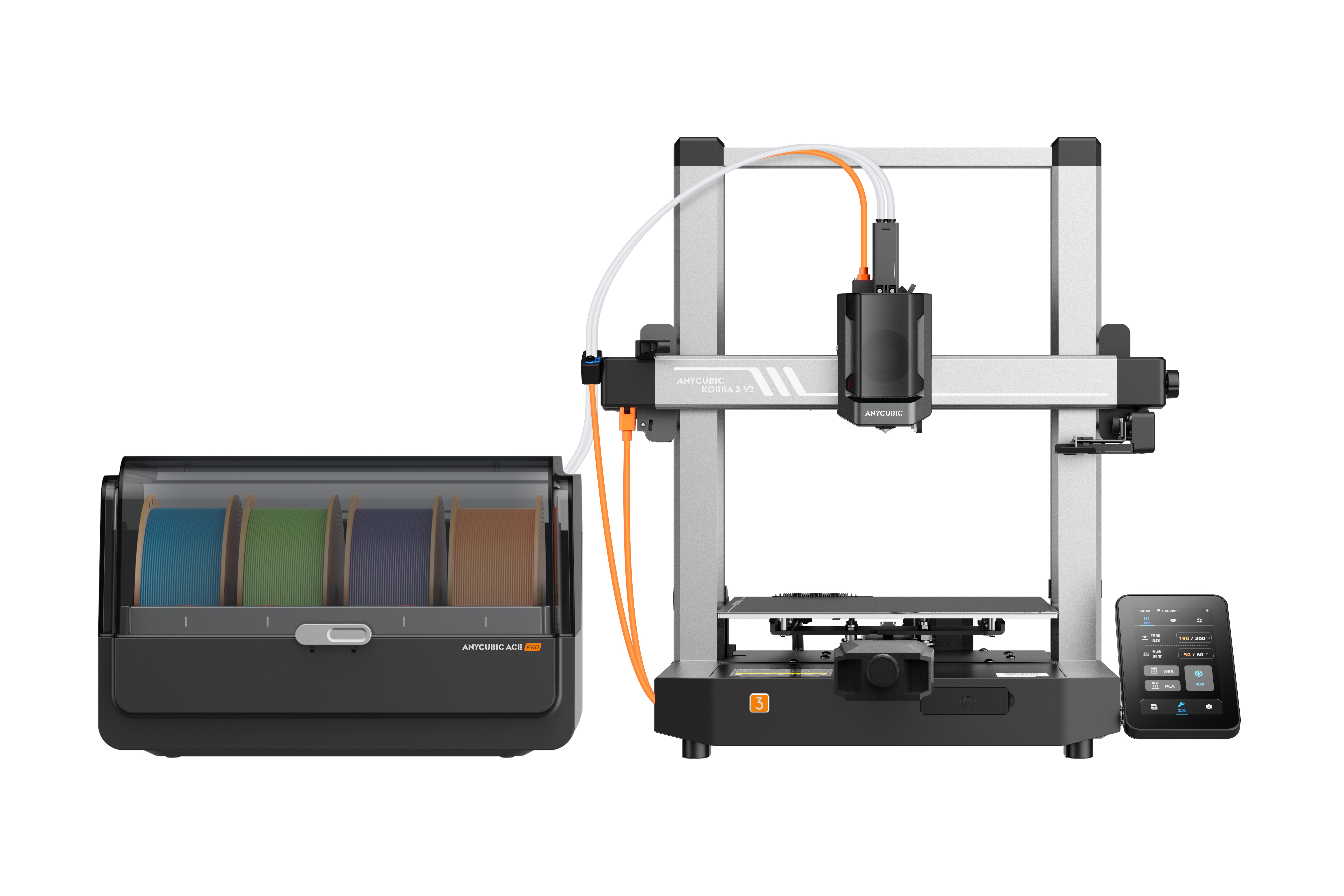 3D-принтер Anycubic Kobra 3 V2 Combo