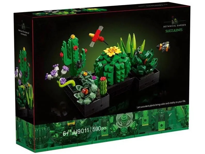 Конструктор JIE STAR Набор суккулентов JJ9011