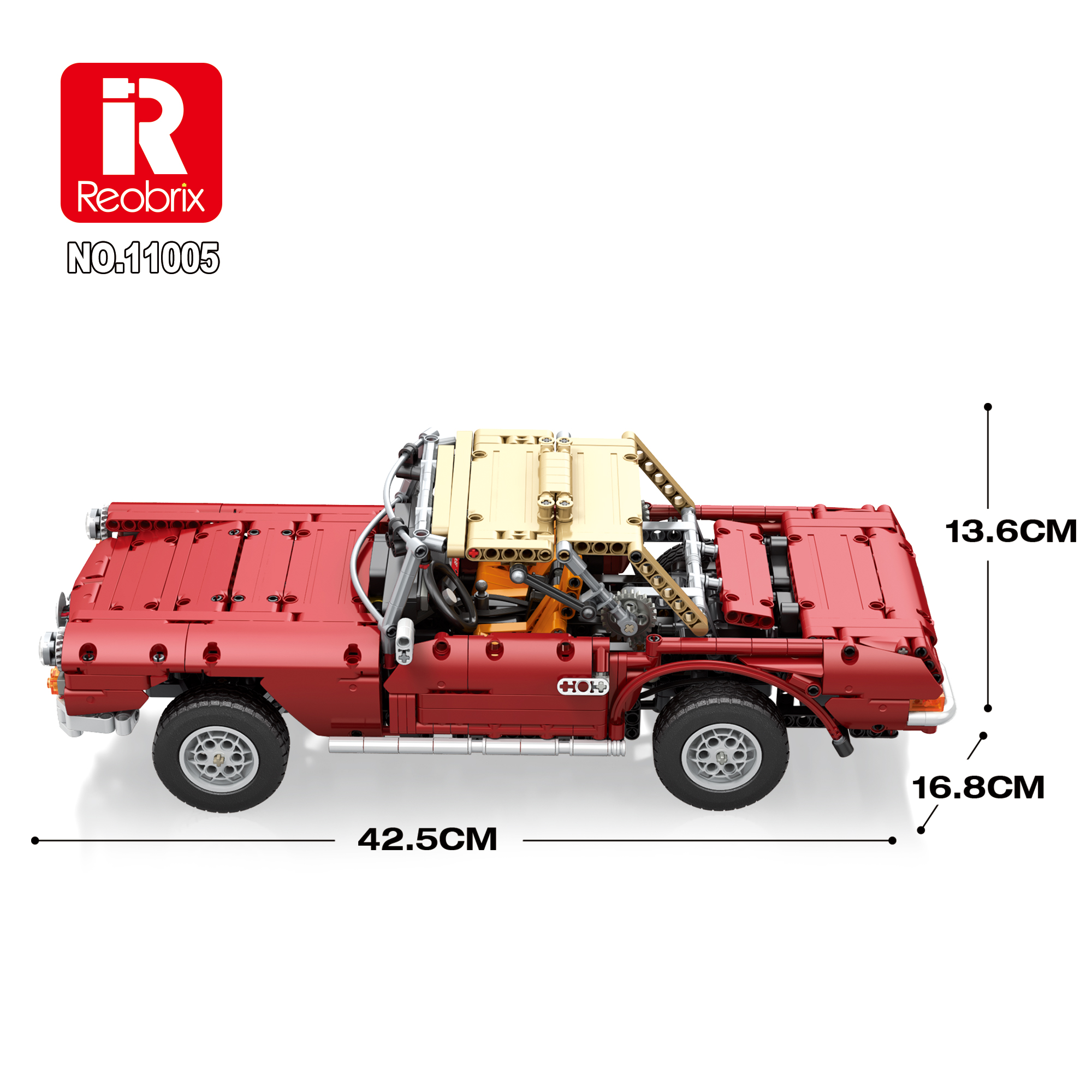 Конструктор на радиоуправлении Reobrix 11005-D Vintage 280Sl