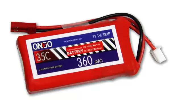 Литиевый аккумулятор Onbo 360mAh 3S (35C)