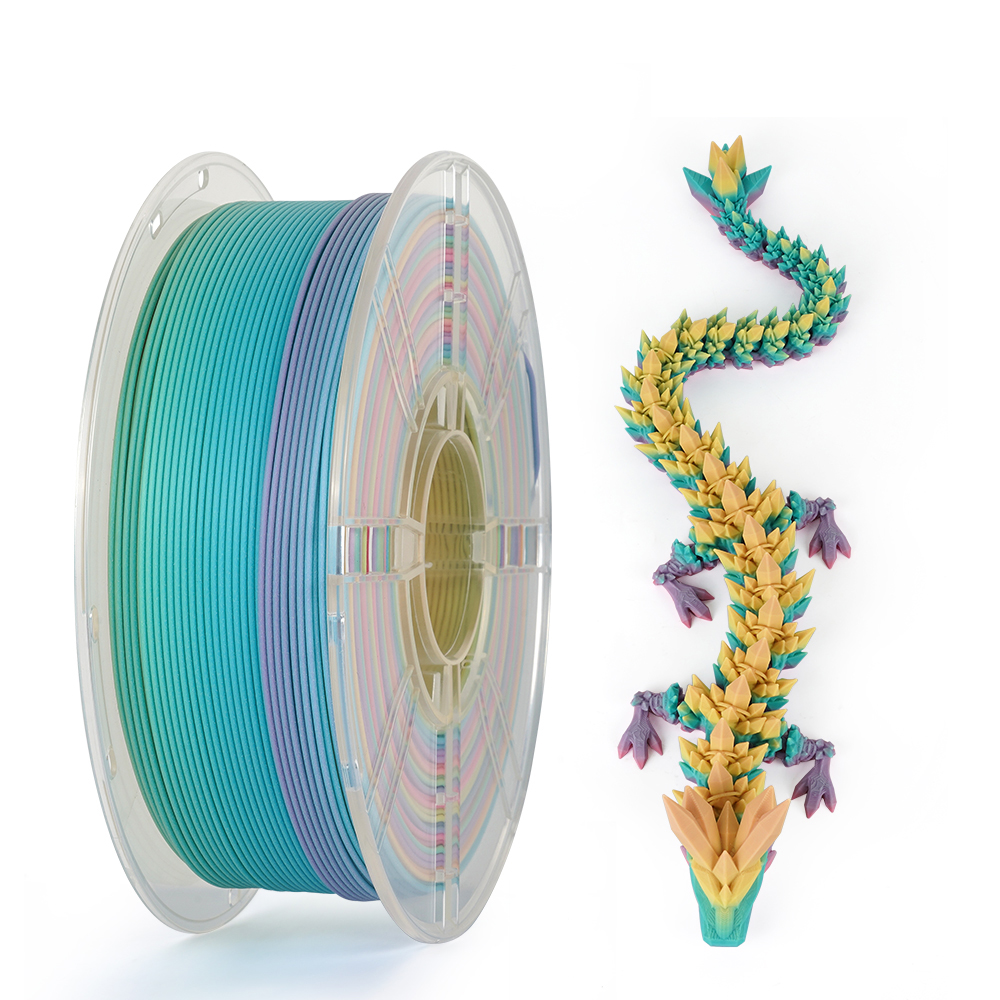 Филамент Kingroon PLA Matte Rainbow 1.75mm 1KG