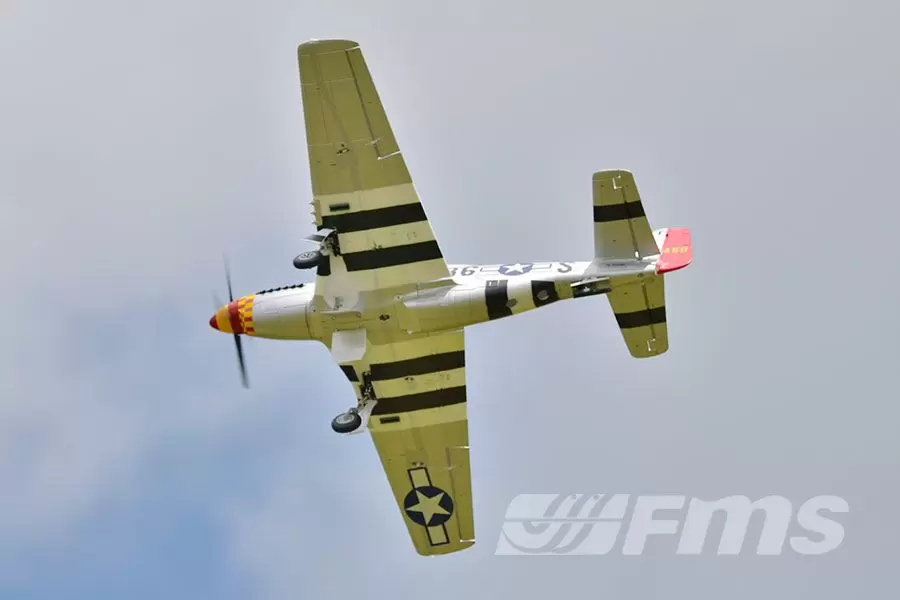 Радиоуправляемый самолёт FMS P-51D Mustang OC 1400MM