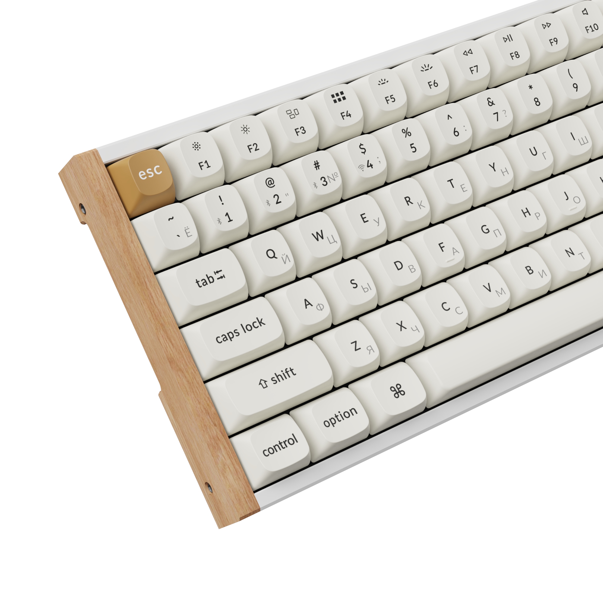 Беспроводная игровая клавиатура Keychron K2 HE Nebula Switch (белый)