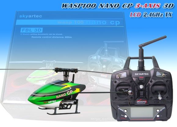 Радиоуправляемый вертолёт Skyartec WASP WASP NANO CP MNH02-2