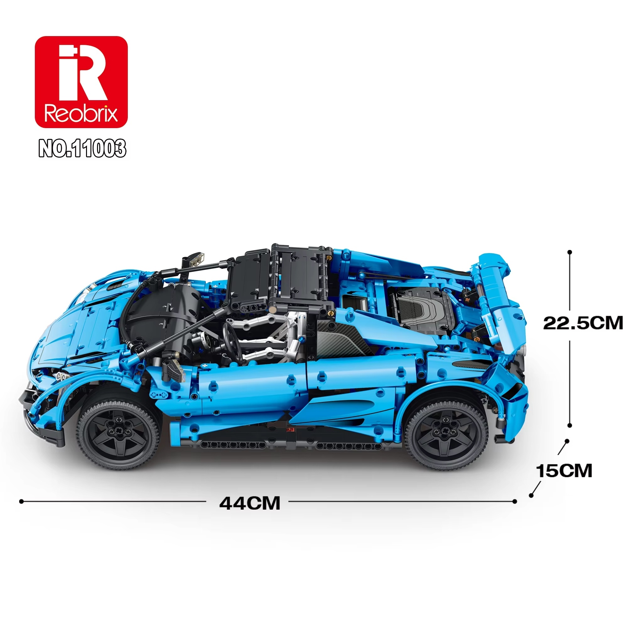 Конструктор Суперкар Reobrix 11003-D Spider 675Lt