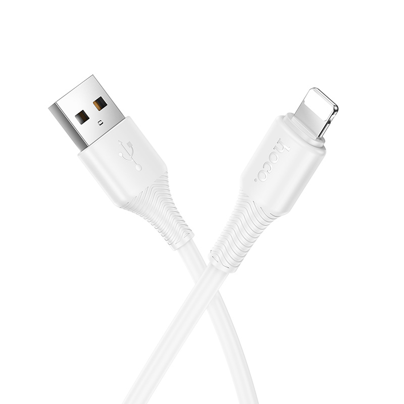 Кабель для зарядки и передачи данных Hoco X120 Beneficio (Lightning, белый)