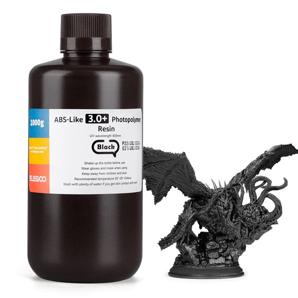 Фотополимерная смола Elegoo ABSlike V3.0+ 1000g (черный)