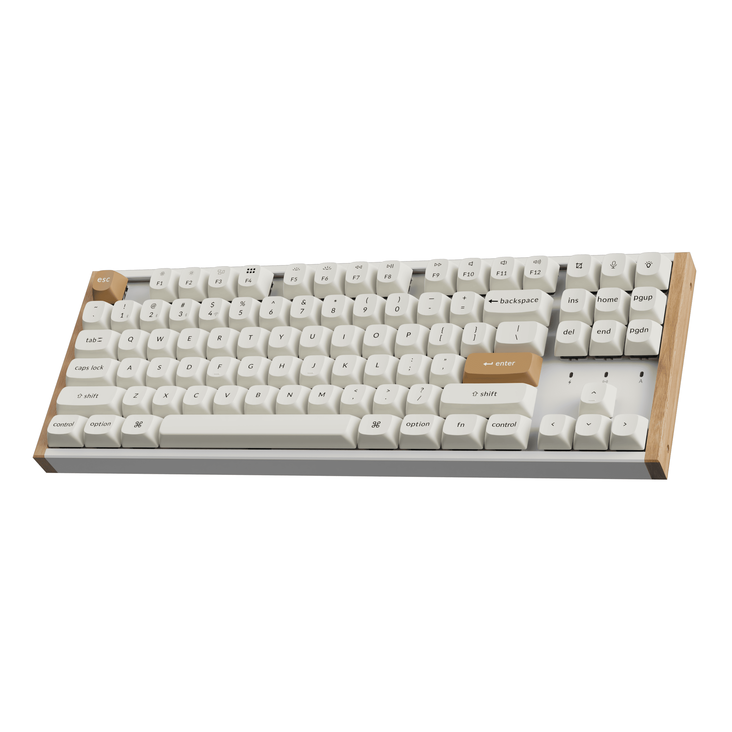 Беспроводная игровая клавиатура Keychron K8 HE Nebula Switch (белый)