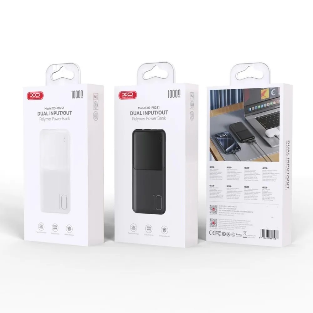 Мобильное устройство для быстрой зарядки 10000 мАч PR251