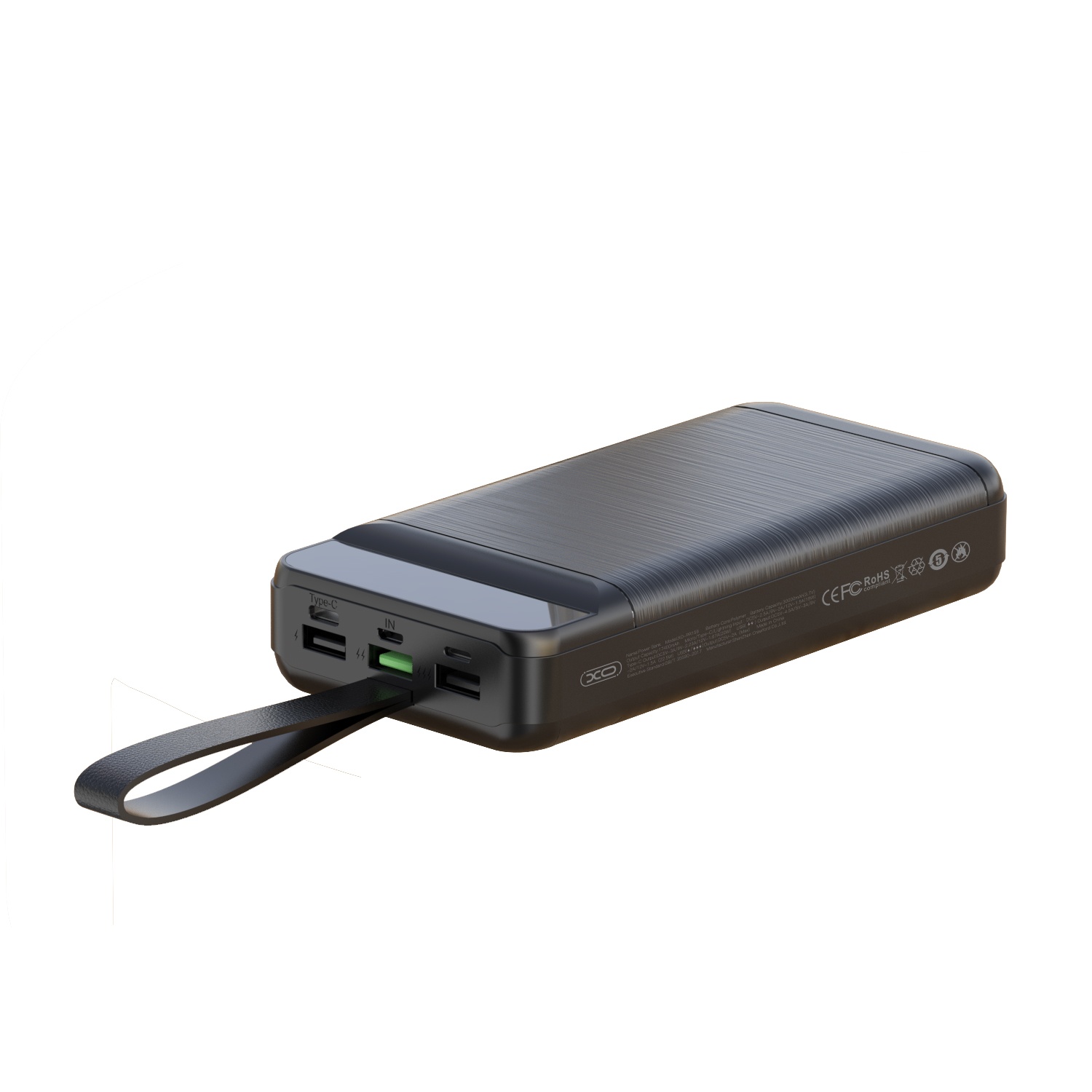 Power Bank с быстрой зарядкой и встроенным фонариком PD20W/QC22.5W 50 000 mAh PR158