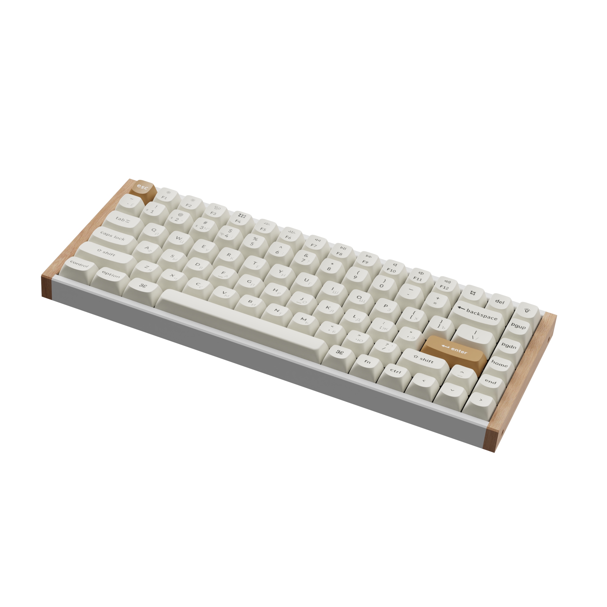 Беспроводная игровая клавиатура Keychron K2 HE Nebula Switch (белый)