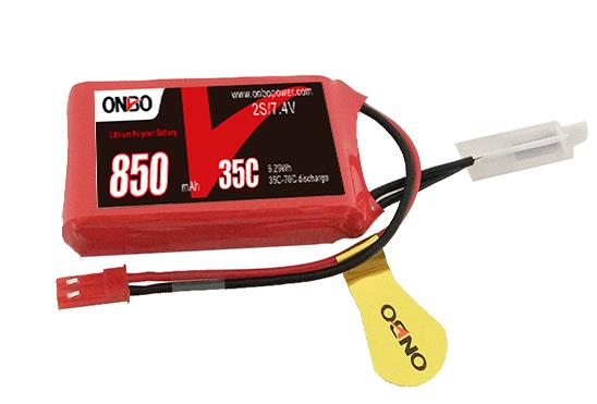 Литиевый аккумулятор Onbo 850mAh 2S (35C)