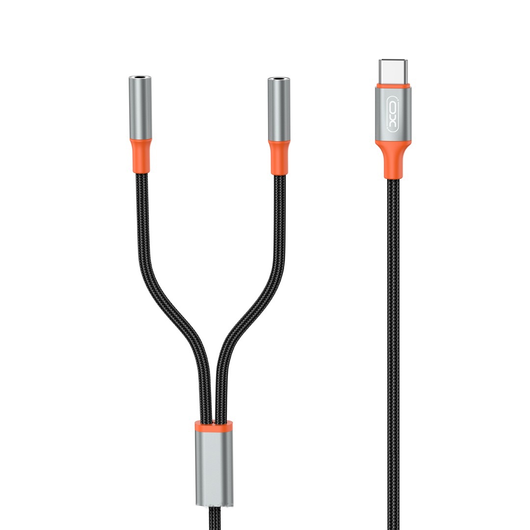 Переходник с Type-c на два 3.5 1.2m NB-R269B