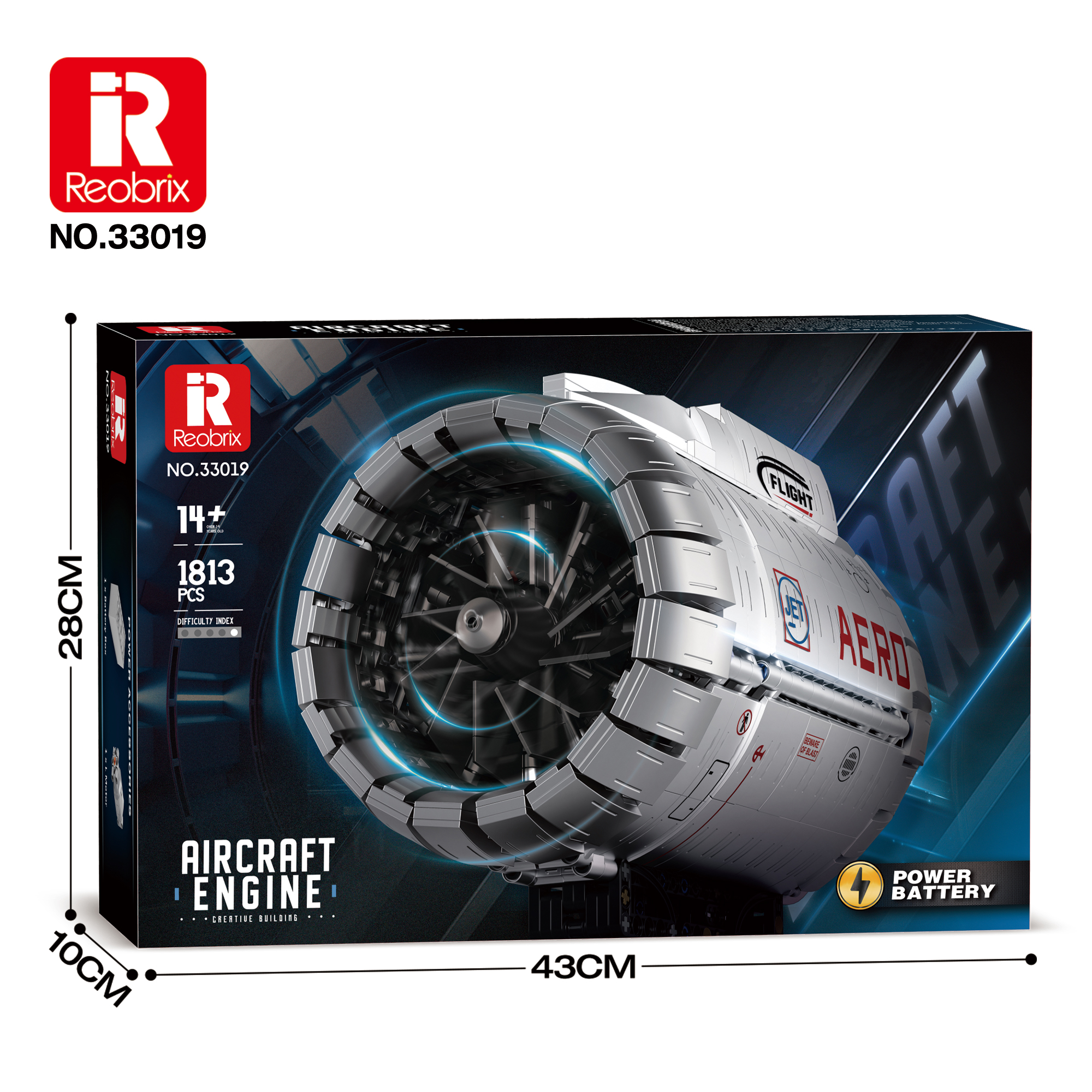 Конструктор Авиационная Турбина Reobrix 33019