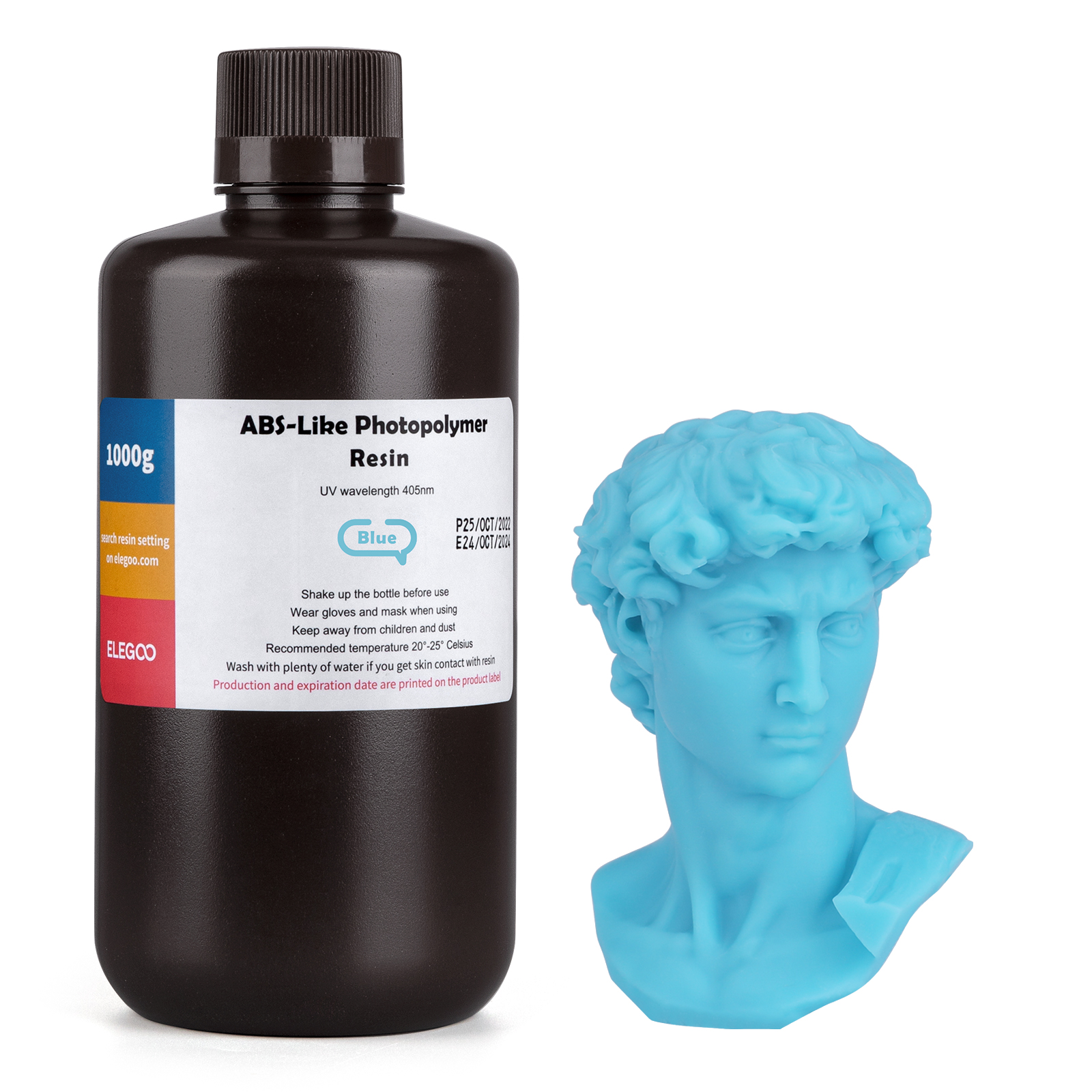 Фотополимерная смола Elegoo ABSlike 1000g (синий)