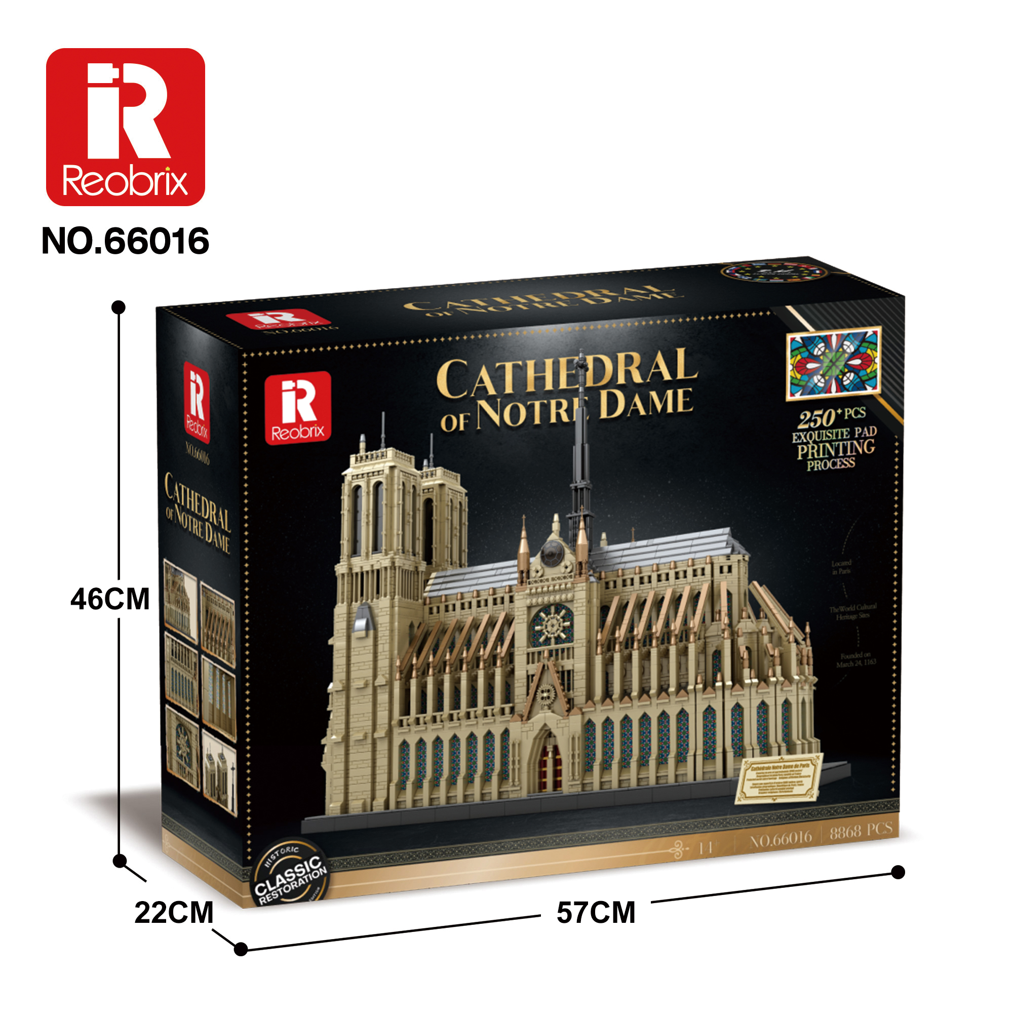Конструктор Собор Парижской Богоматери Reobrix 66016