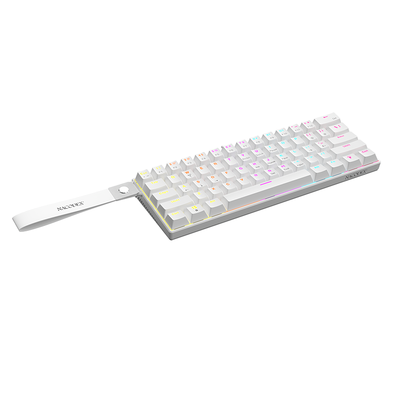 Проводная игровая клавиатура AJAZZ NK61 Red Switch (белый)