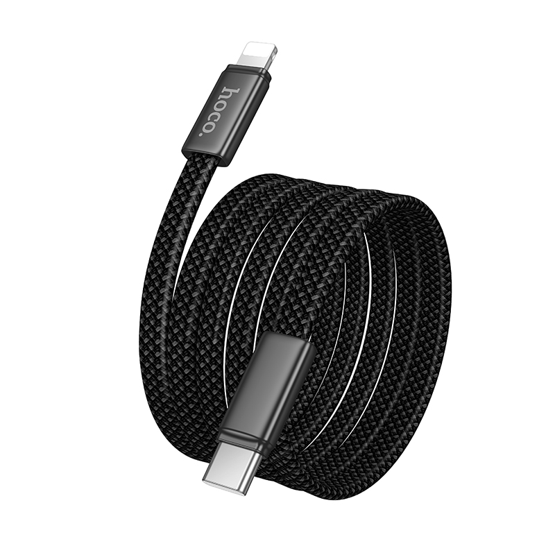 Кабель для зарядки и передачи данных Hoco X125 Exceso PD30W (Lightning, черный)