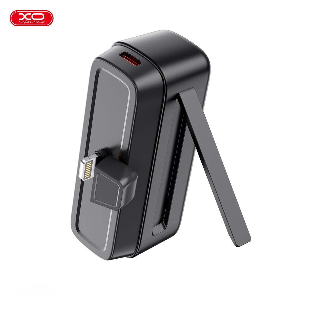 Мобильное устройство быстрой зарядки с подсветкой и держателем 5 000 mAh PR244 (iP)