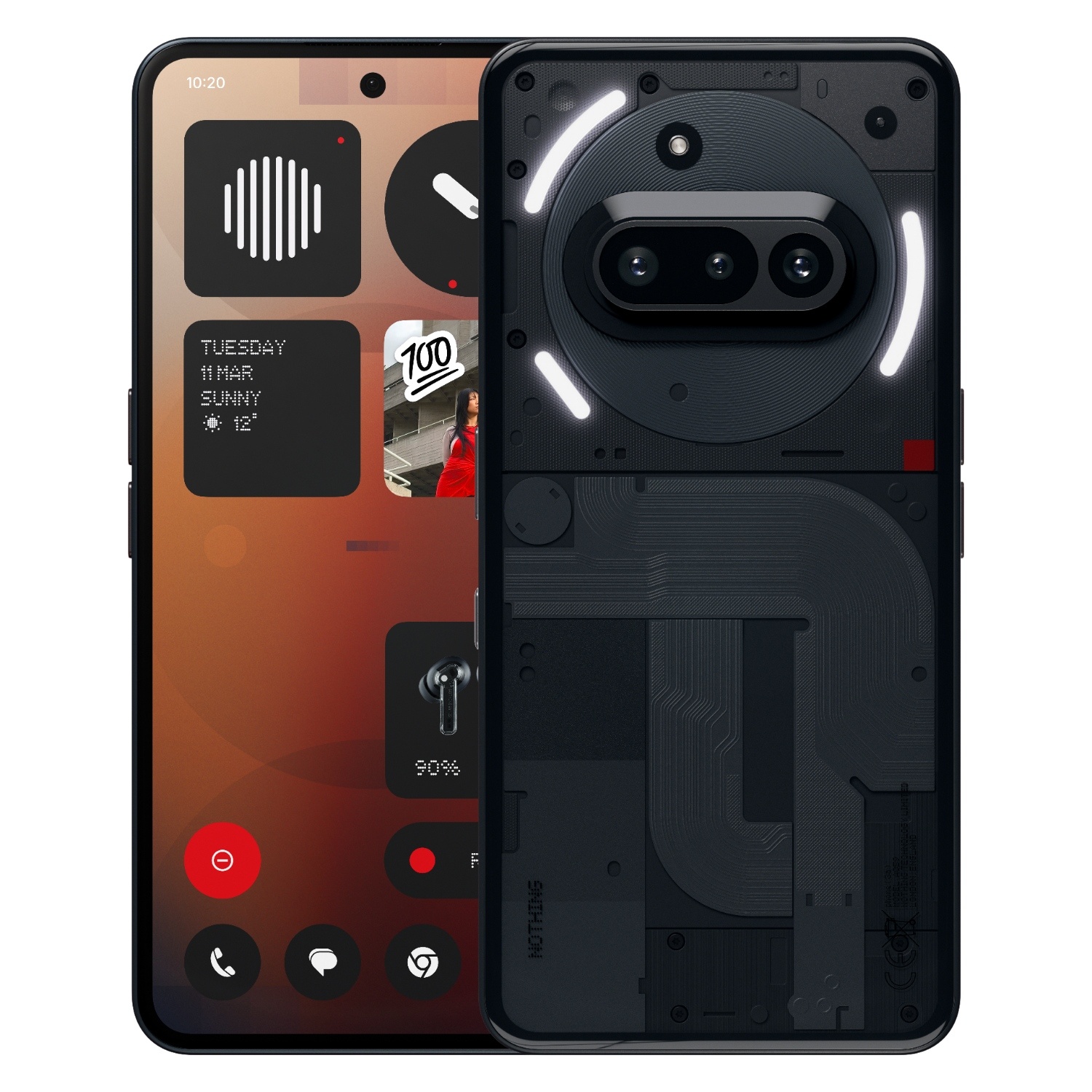 Телефон Nothing Phone (3a) 8GB/128GB (черный)