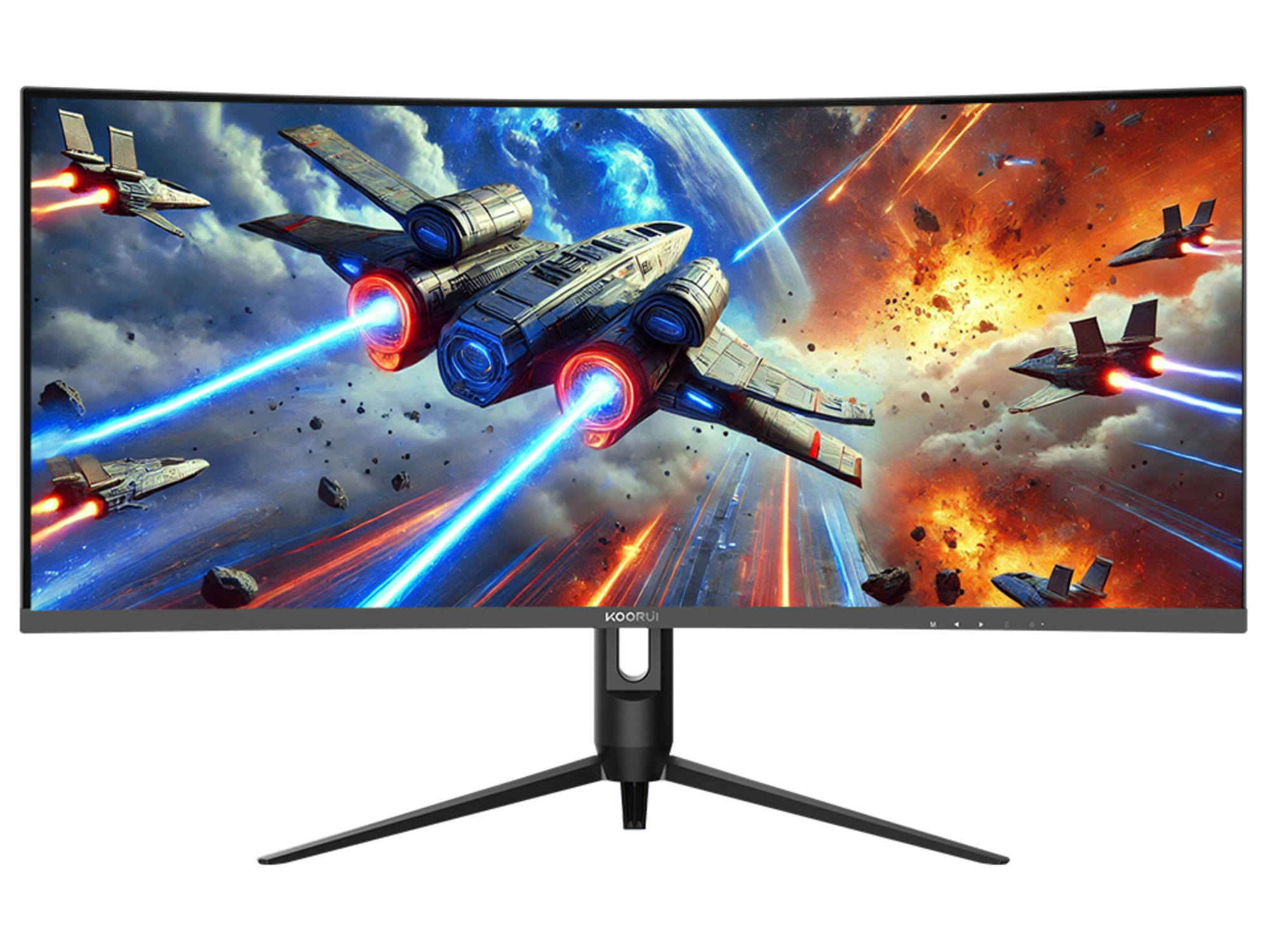 Игровой монитор Koorui G3441XC 34" UWQHD VA 240Hz (черный)