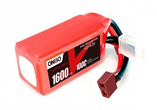 Литиевый аккумулятор Onbo HT 1600mAh 4S (100C)