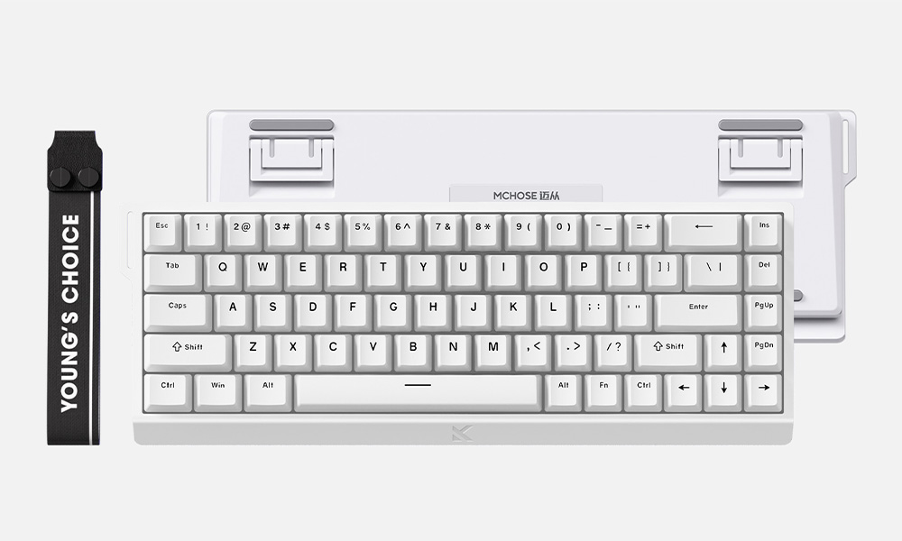 Компьютерная клавиатура MCHOSE Ace 68 белая (MC-Ace68-15)