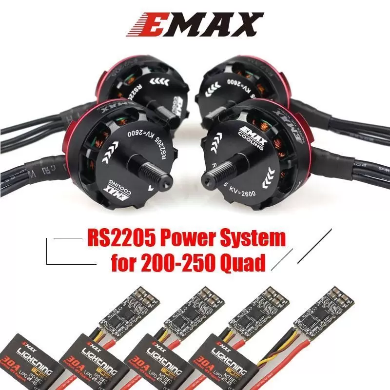 Комбо набор EMAX RS2205 2600KV + Lightning ESC 30A