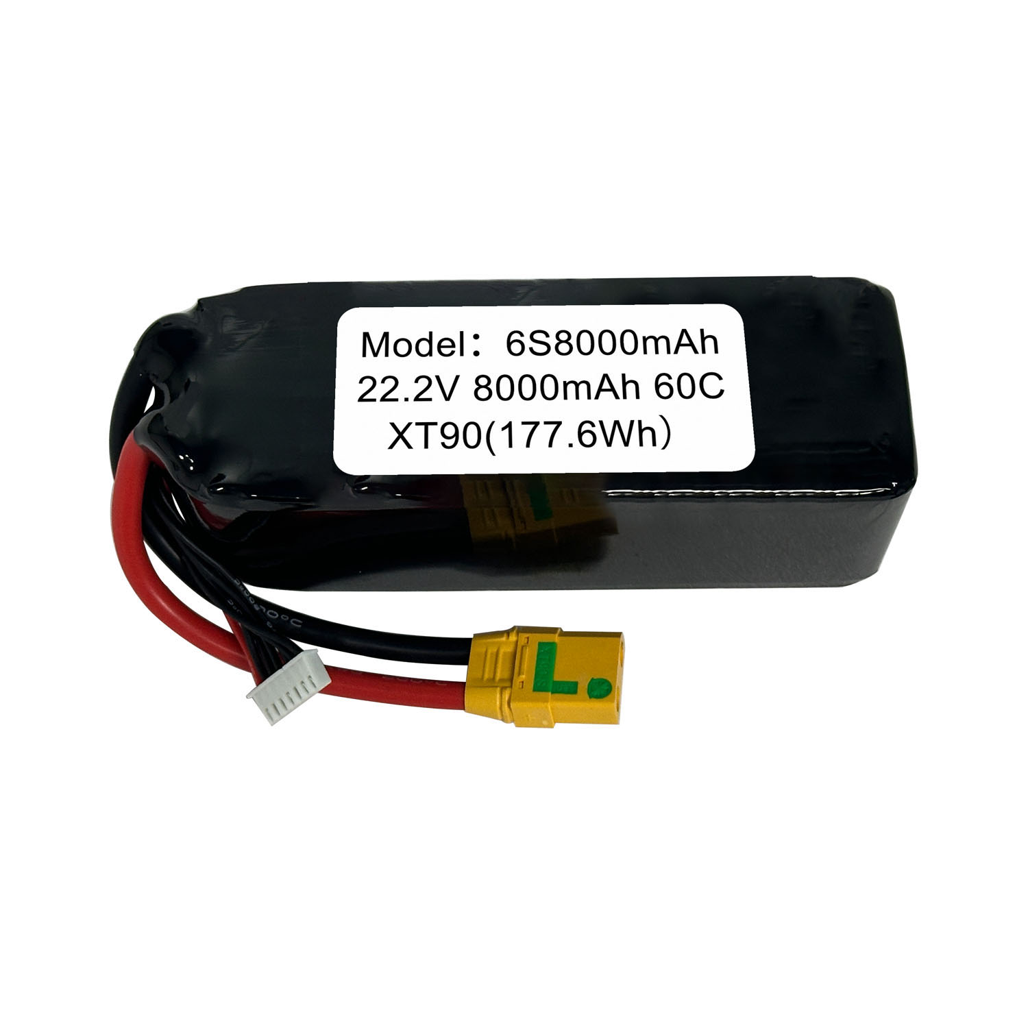 Литиевый аккумулятор Mason 8000mAh 6S (60C) 22.2V XT90