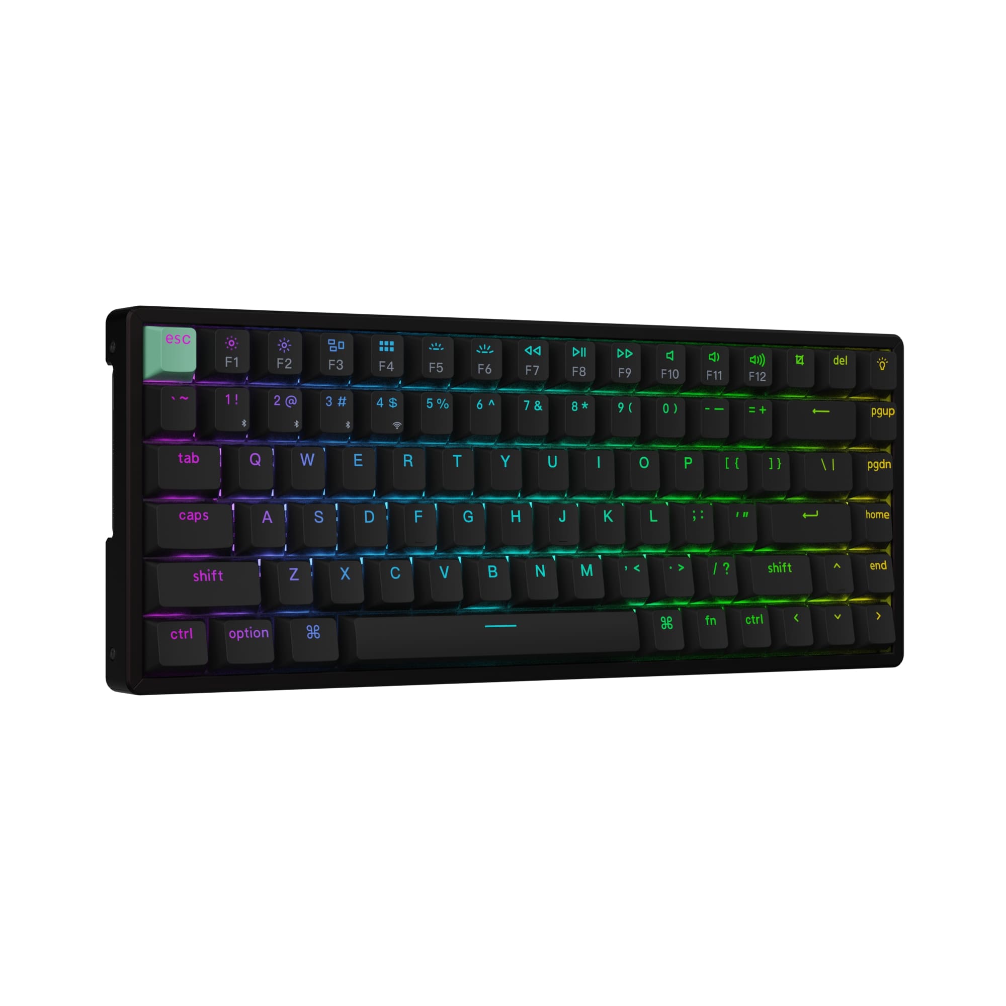 Компьютерная клавиатура Keychron K2 HE RGB Nebula Switch (K2H-J1-RU) черная