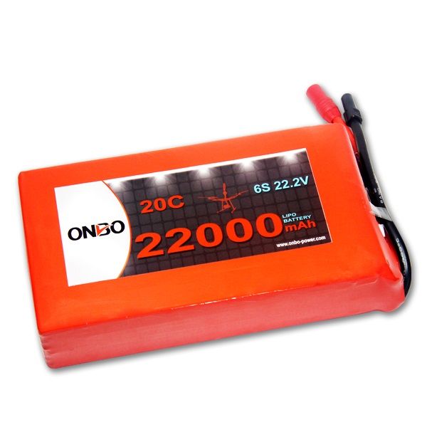 Литиевый аккумулятор Onbo 22000mAh 6S (20C)