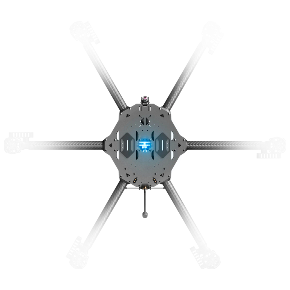 Квадрокоптер HS-P136M (Fiber optical)