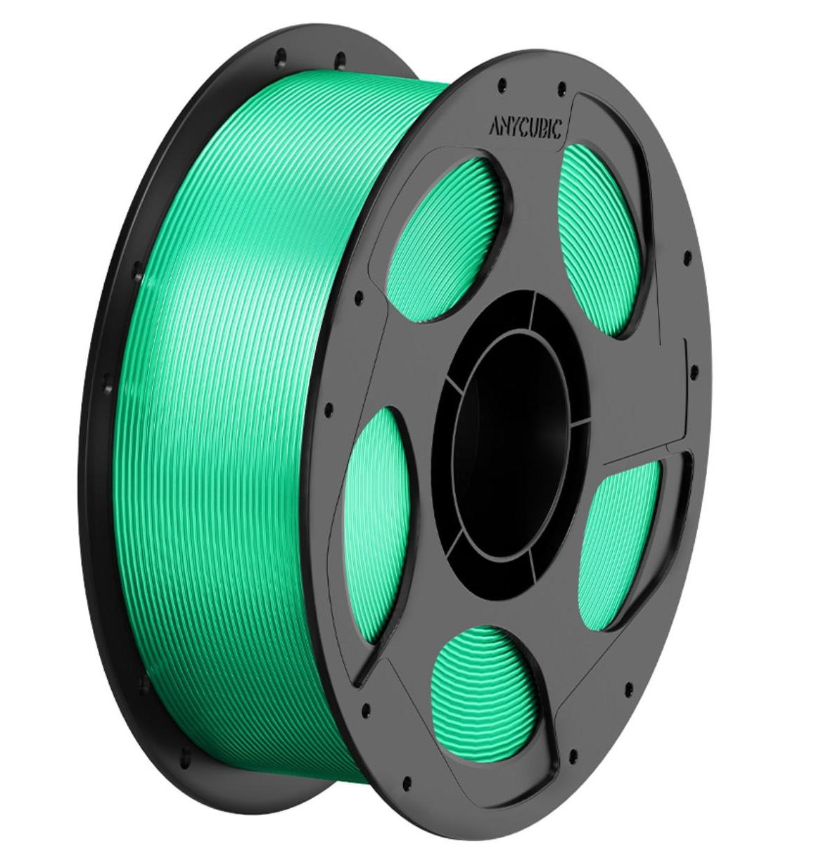 Филамент Anycubic PETG, 1.75 мм, 1 кг, полупрозрачный зеленый