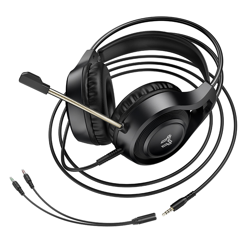 Игровые наушники Hoco W106 Tiger (черные)