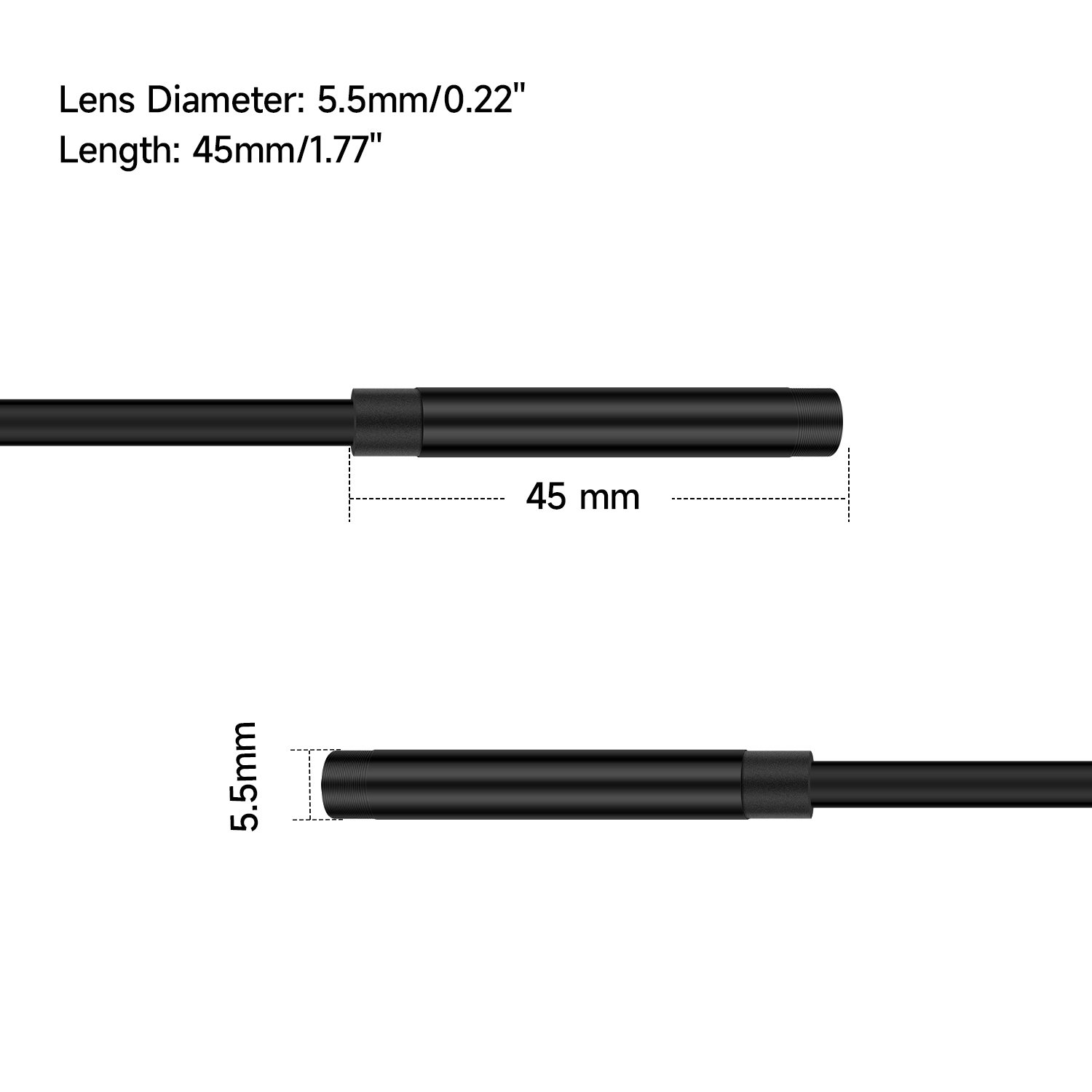 Эндоскоп технический (uSmart E01) черный