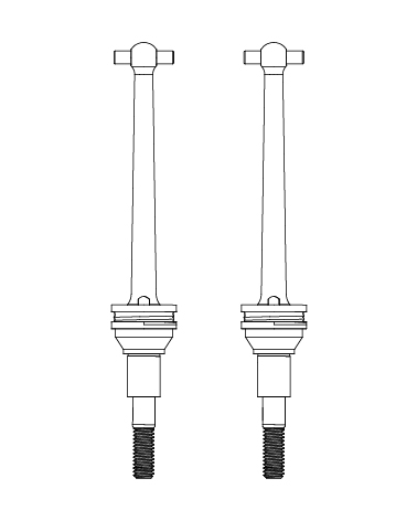 Колёса в сборе для MJX 1/14 (P14417)