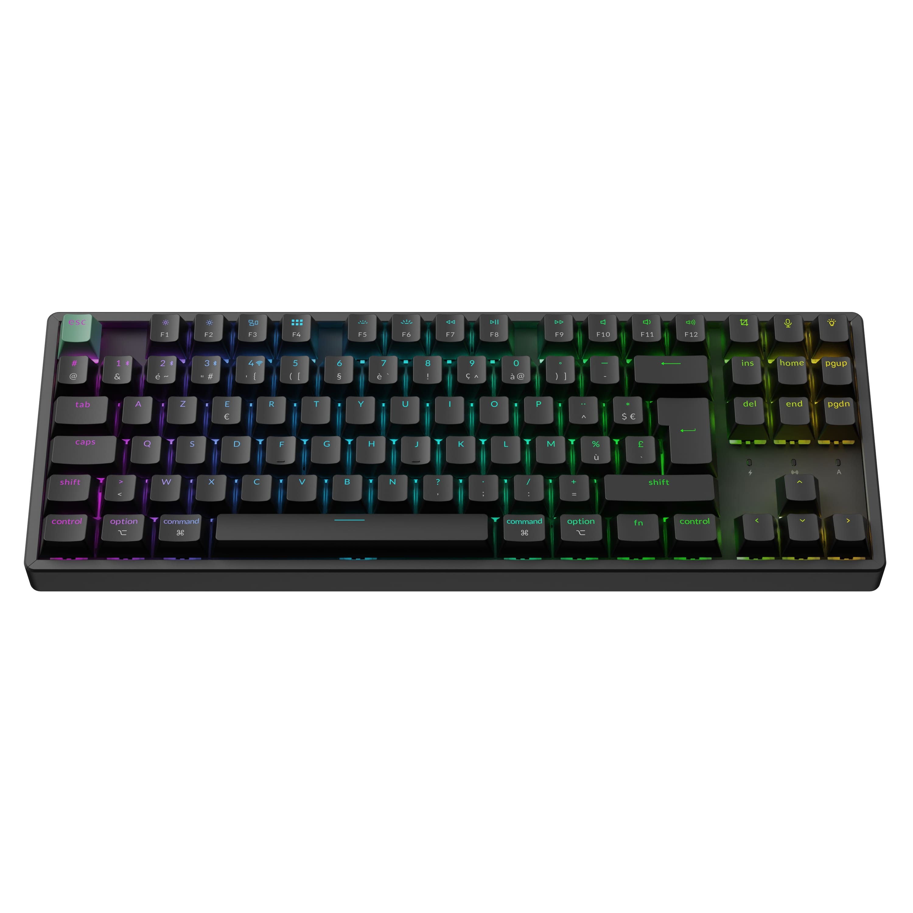 Компьютерная клавиатура Keychron K8 HE RGB Nebula Switch (K8H-J1) черная