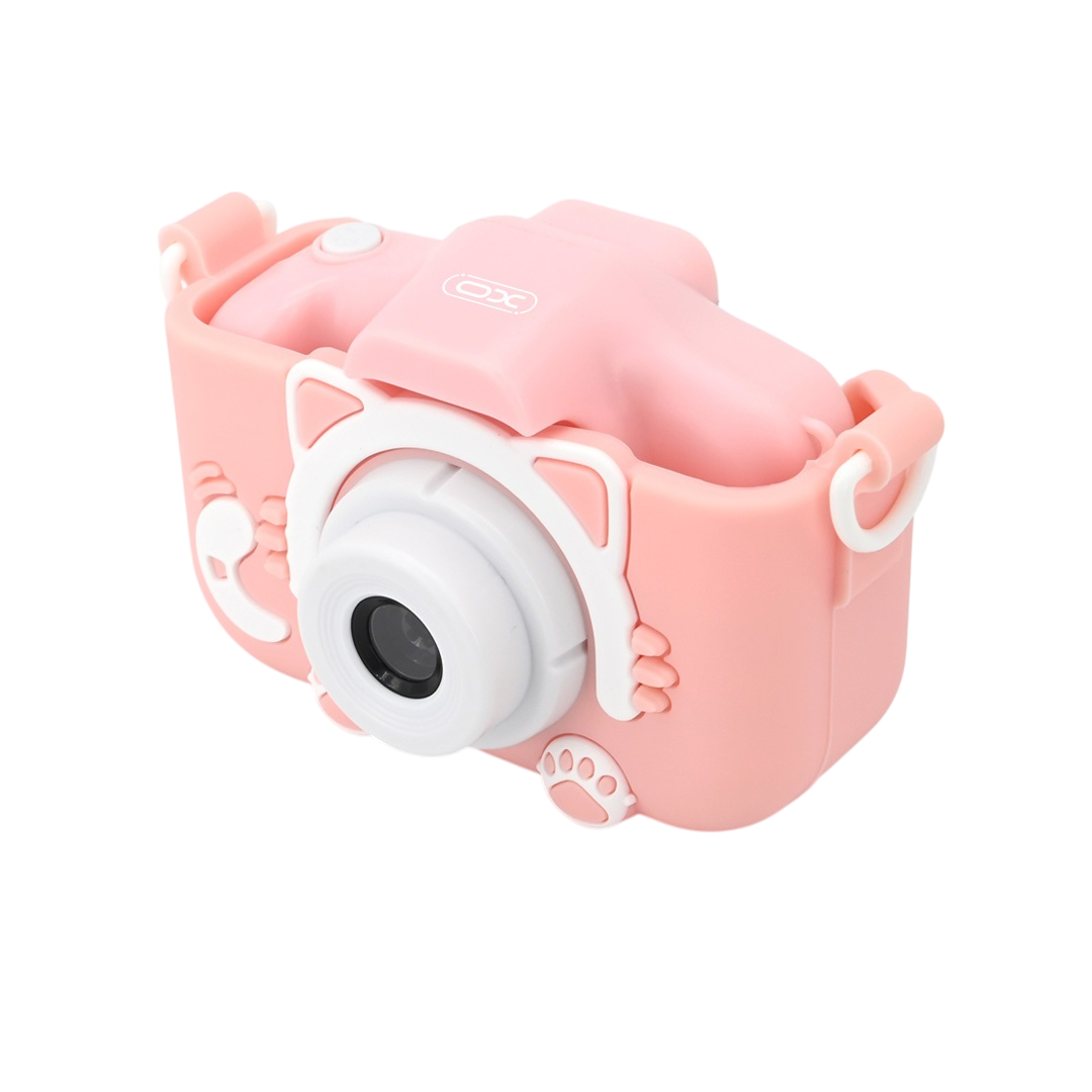 Детская камера с двумя объективами и силиконовым чехлом XJ01