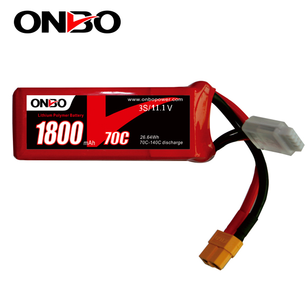 Литиевый аккумулятор Onbo 1800mAh 3S (70C)
