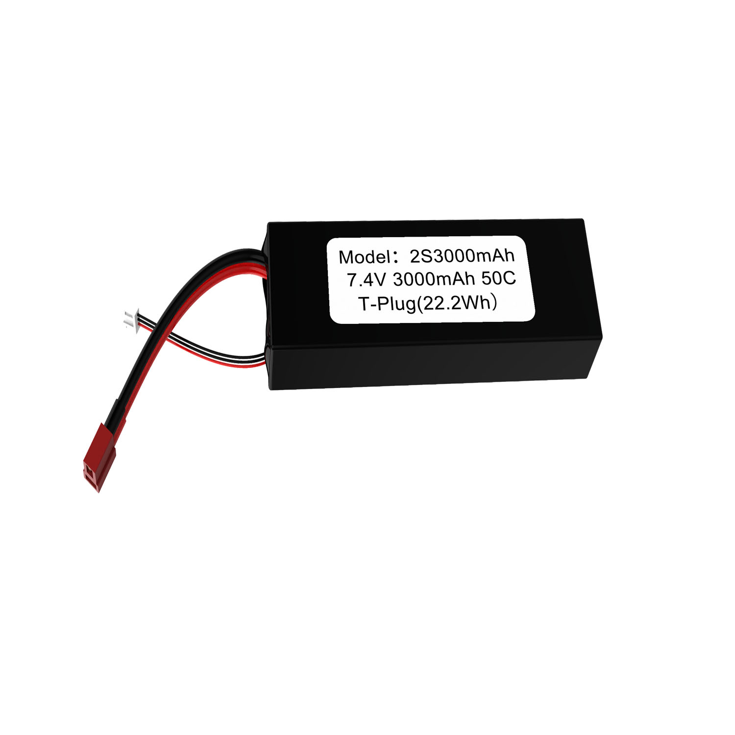 Литиевый аккумулятор Mason 3000mAh 2S (50C) 7.4V Т