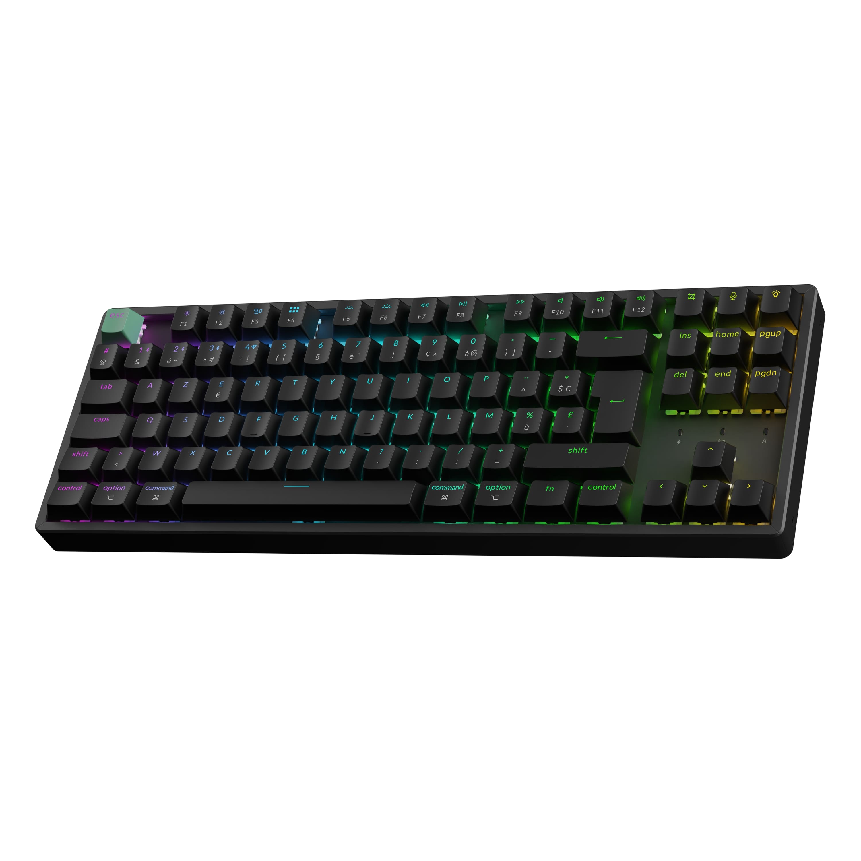 Компьютерная клавиатура Keychron K8 HE RGB Nebula Switch (K8H-J1) черная