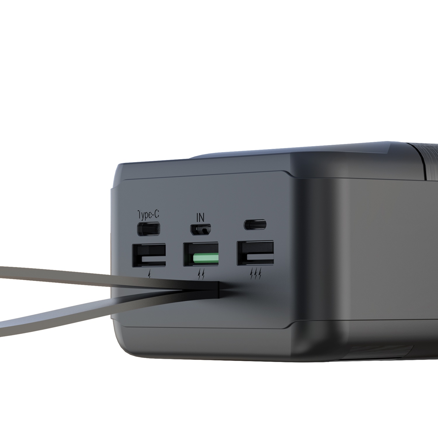 Power Bank с быстрой зарядкой и встроенным фонариком PD20W/QC22.5W 50 000 mAh PR158