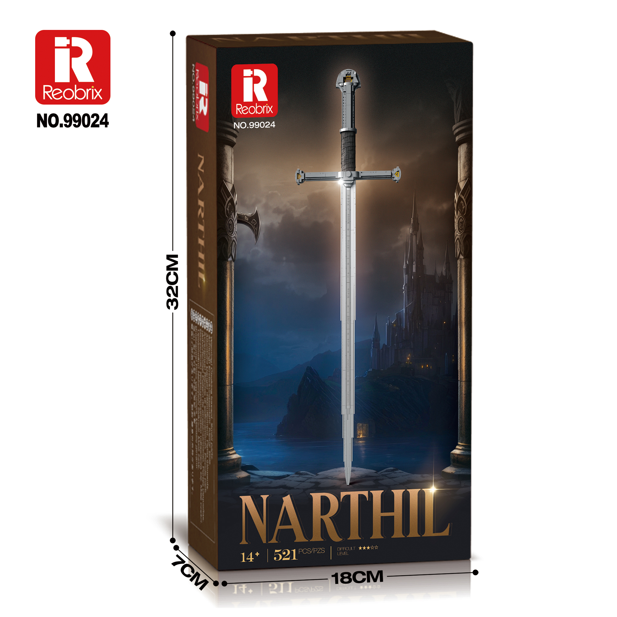 Конструктор Меч Нарсиль Reobrix 99024