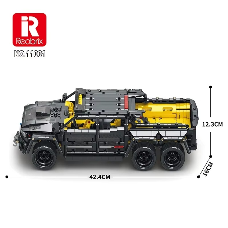 Конструктор Вездеход Reobrix 11001-D G700 6x6