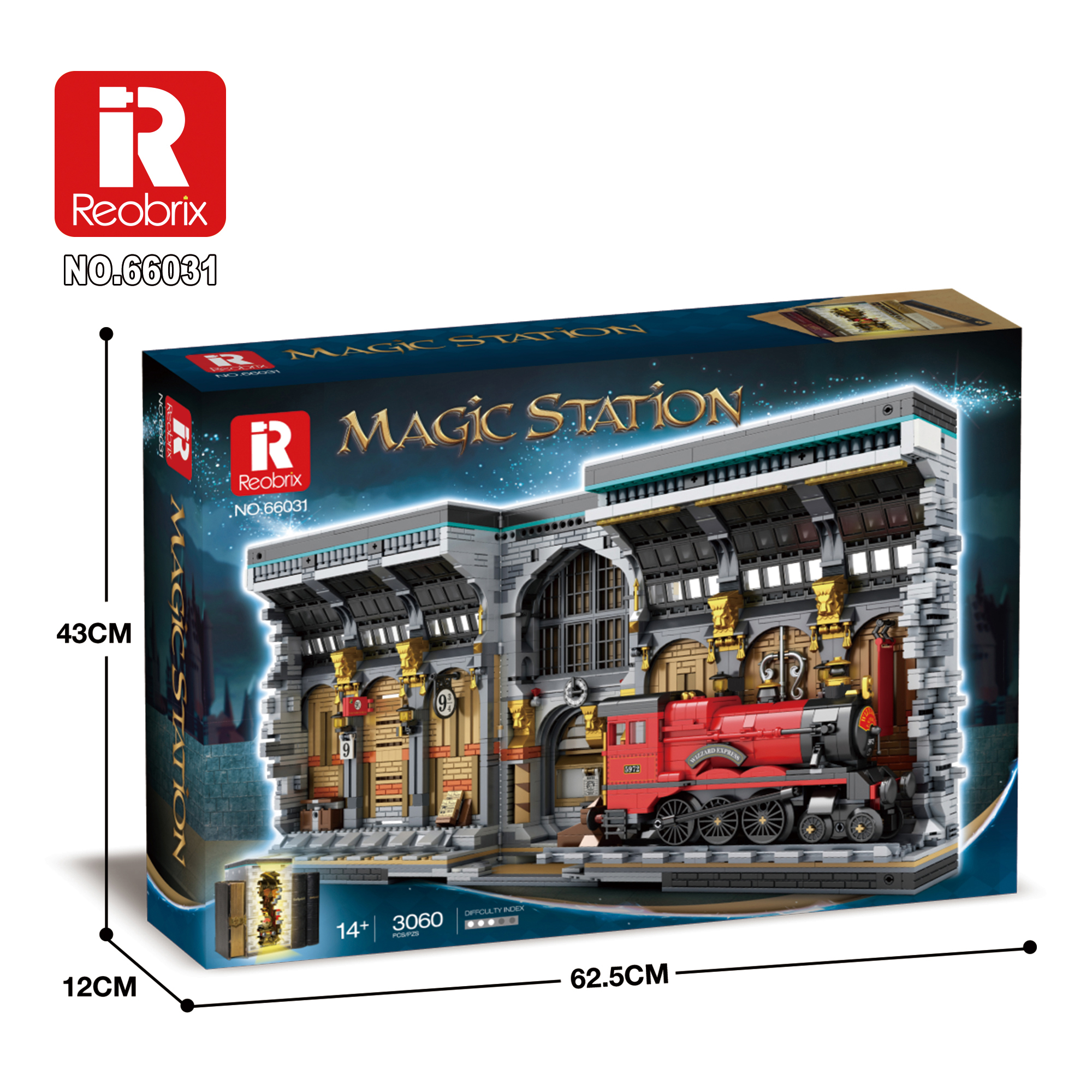 Конструктор Книга Reobrix 66031 Хогвартс экспресс