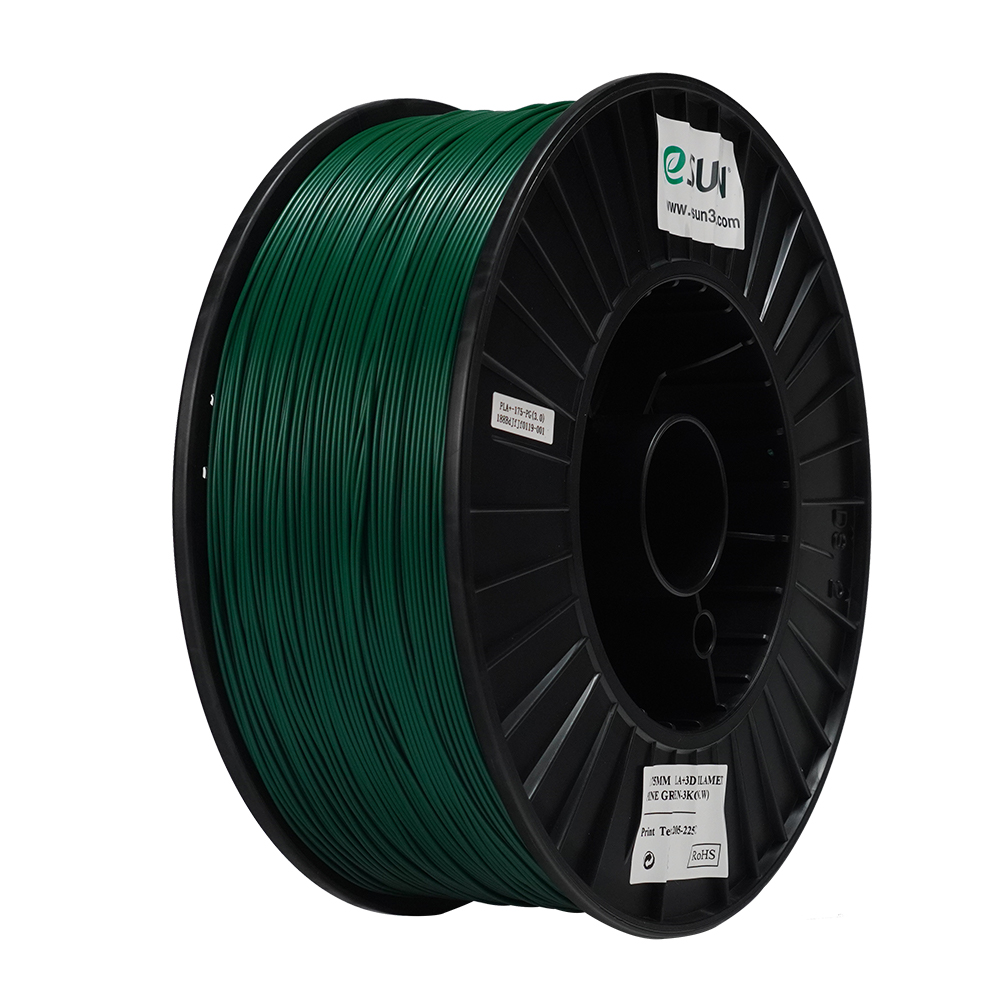 Филамент Esun PLA+, 1.75 мм, 3 кг, сосново-зеленый