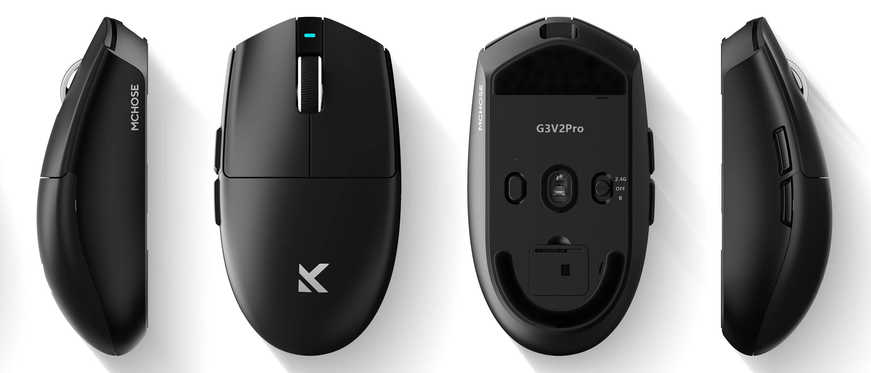 Компьютерная мышь MCHOSE G3 V2 Pro черная (MC-G3V2-8)