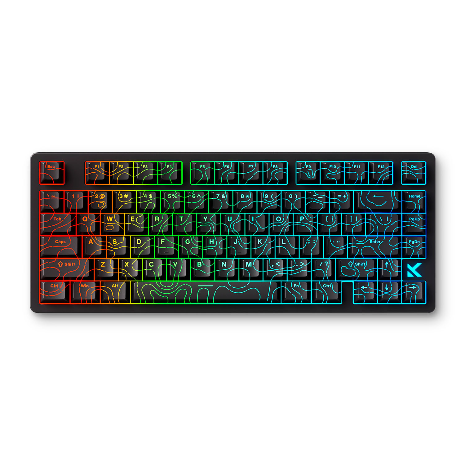 Проводная игровая клавиатура MCHOSE Jet 75 Kailh Magnetic God Switch (черный)